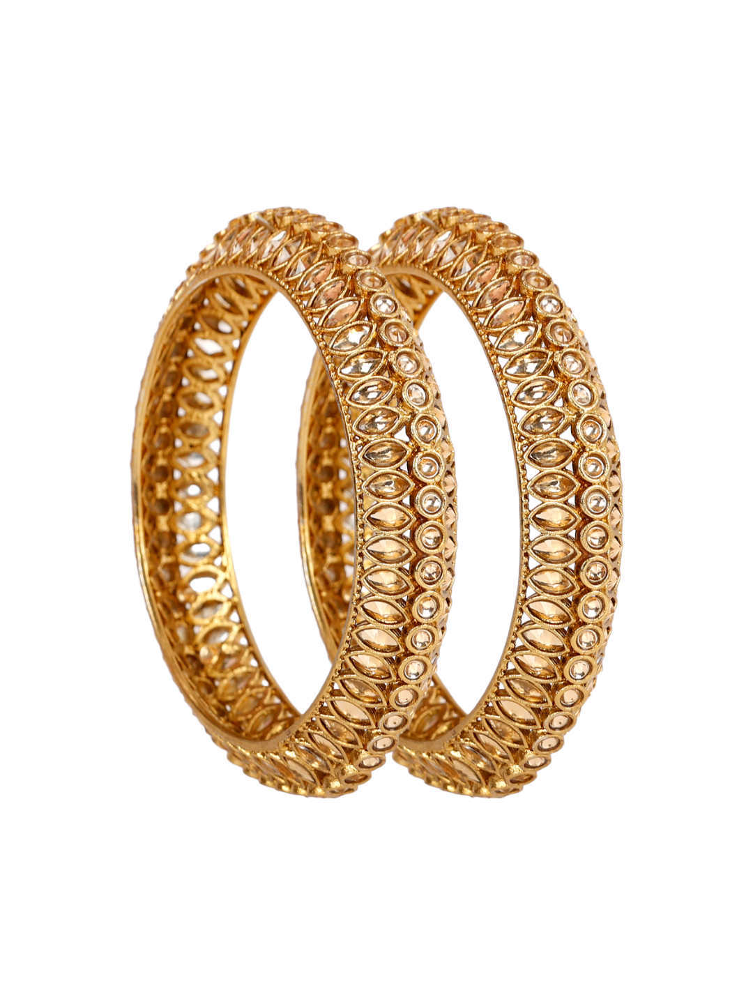 YouBella Jewellery Stylish Gold Plated Bangles for Girls and Women
